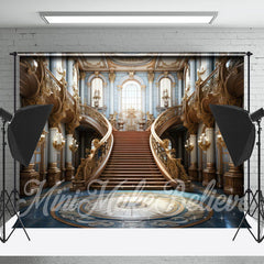 Lofaris Retro Bronzer Palace Stairs Architecture Backdrop