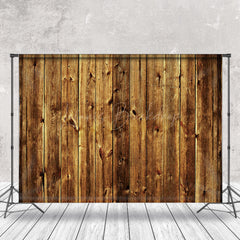 Lofaris Retro Brown Wood Grain Texture Photography Backdrop