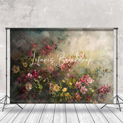 Lofaris Retro Oil Painting Floral Fine Art Photo Backdrop