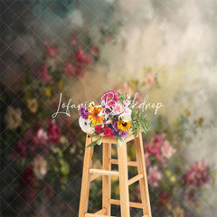 Lofaris Retro Oil Painting Floral Fine Art Photo Backdrop