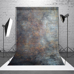 Lofaris Retro Rusty Black Portrait Photoshoot Studio Backdrop