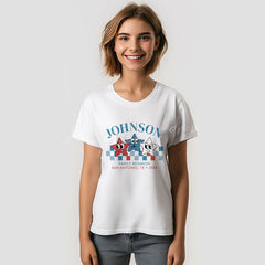 Lofaris Retro Star Custom 4th Of July Family Reunion T-Shirt