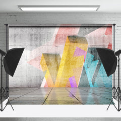 Lofaris Retro Stereoscopic Room Graffiti Wall Photo Backdrop