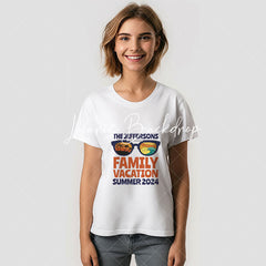 Lofaris Retro Sunglasses Family Trip Beach Vacation T-Shirt