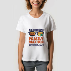 Lofaris Retro Sunglasses Family Trip Beach Vacation T-Shirt