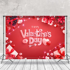 Lofaris Romantic Gifts Hearts Red Valentines Day Backdrop