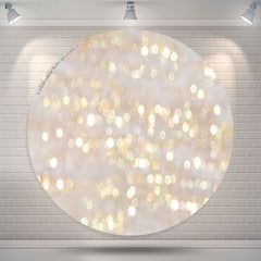 Lofaris Romantic Glitter Bokeh Circle Hoilday Party Backdrop