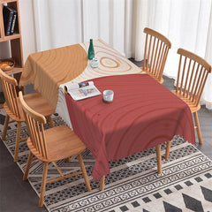 Lofaris Root Texture Pattern Rectangle Tablecloth