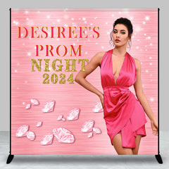 Lofaris Rose Gold Diamond Prom Night 2024 Custom Backdrop