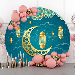 Lofaris Round India Ramadan Kareem Eid Mubarak Backdrop