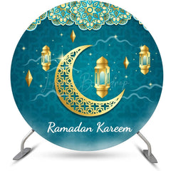 Lofaris Round India Ramadan Kareem Eid Mubarak Backdrop