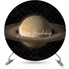 Lofaris Round Saturn Ring Solar System Birthday Backdrop