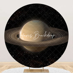 Lofaris Round Saturn Ring Solar System Birthday Backdrop