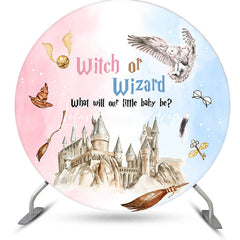 Lofaris Round Witch Or Wizard Castle Baby Shower Backdrop