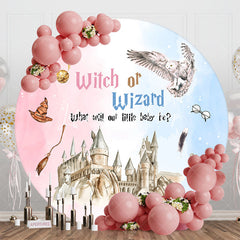 Lofaris Round Witch Or Wizard Castle Baby Shower Backdrop