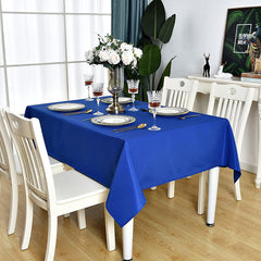 Lofaris Royal Blue 150 GSM Polyester Rectangle Tablecloth