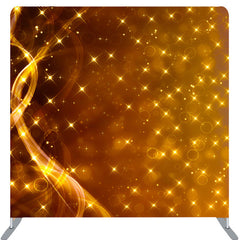 Lofaris Royal Golden Glitter Stars Backdrop For Party Decor