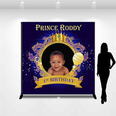 Lofaris Royal Prince Baby Birthday Custom Photo Backdrop