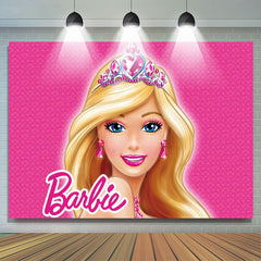 Lofaris Ruby Blonde Princess Pink Party Backdrop For Girls