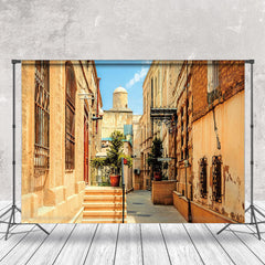 Lofaris Rural Ancient Town Street Photography Backdrop