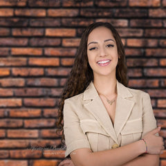 Lofaris Rural Red Brick Backdrop For Portrait Photography