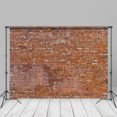 Lofaris Rustic Red Brick Wall Photoshoot Studio Backdrop