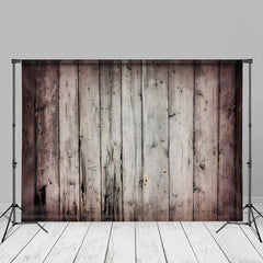 Lofaris Rustic Shabby Black Wood Texture Photoshoot Backdrop