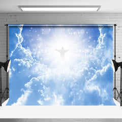 Lofaris Sacred Paradise God Cloud Haloes Funeral Backdrop