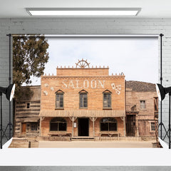 Lofaris Saloon Vintage House Photo Architecture Backdrop