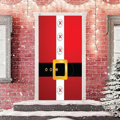 Lofaris Santa Claus Red Clothes Door Cover For Christmas