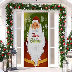 Lofaris Santa Claus Snowflake Merry Christmas Door Cover