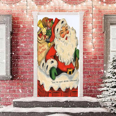 Lofaris Santa Smokestack Gift Pack Christmas Door Cover