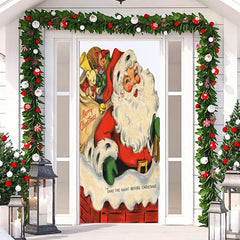 Lofaris Santa Smokestack Gift Pack Christmas Door Cover