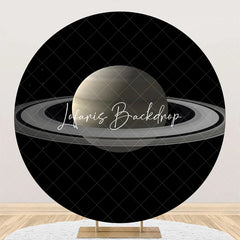 Lofaris Saturn Ring Surface Top View Round Birthday Backdrop