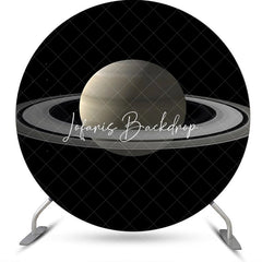 Lofaris Saturn Ring Surface Top View Round Birthday Backdrop