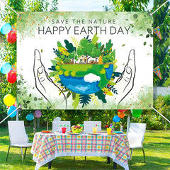 Lofaris Save the Nature Protectio Earth Day Theme Backdrop