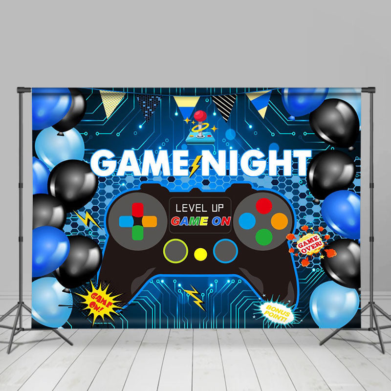 Lofaris Scientific Gamepad Balloon Game Night Party Backdrop