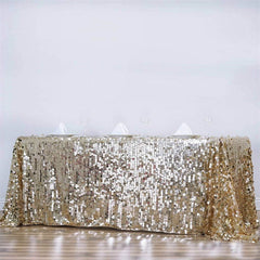 Lofaris Seamless Big Payette Sequin Rectangle Tablecloth