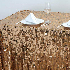 Lofaris Seamless Big Payette Sequin Rectangle Tablecloth