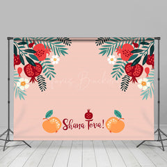 Lofaris Shana Tova Harvest Fruits Rosh Hashanah Backdrop