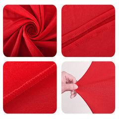 Lofaris (Ship In 24HR) Red Spandex Fit Round Top Backdrop Wedding Arch Cover