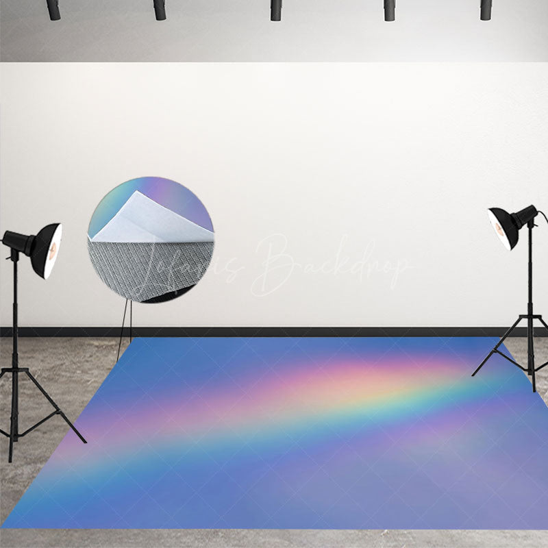 Lofaris Simple Hazy Rainbow Bokeh Floor Mat For Photography