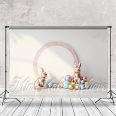 Lofaris Simple Laser Light Trinkets Photo Easter Backdrop