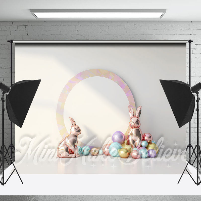 Lofaris Simple Laser Light Trinkets Photo Easter Backdrop