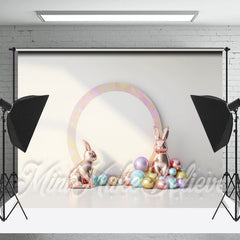 Lofaris Simple Laser Light Trinkets Photo Easter Backdrop