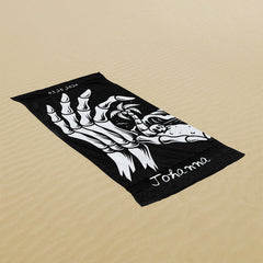 Lofaris Skeleton Palm Tree Beach Towel for Honeymoon Couple