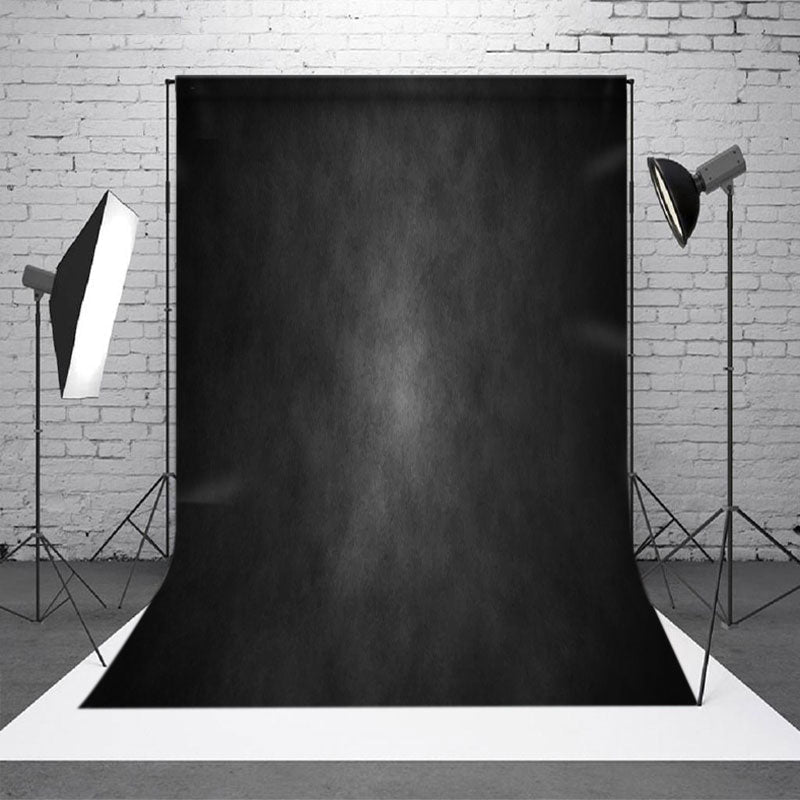 Lofaris Soft Black Professional Abstract Photo Booth Backdrop