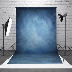 Lofaris Soft Fabric Blue Backdrop For Portrait Photography