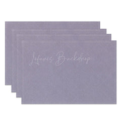 Lofaris Solid Color Purple Modern Dinner Set Of 4 Placemats