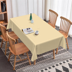 Lofaris Solid Yellow Color Tablecloth For Banquet Party